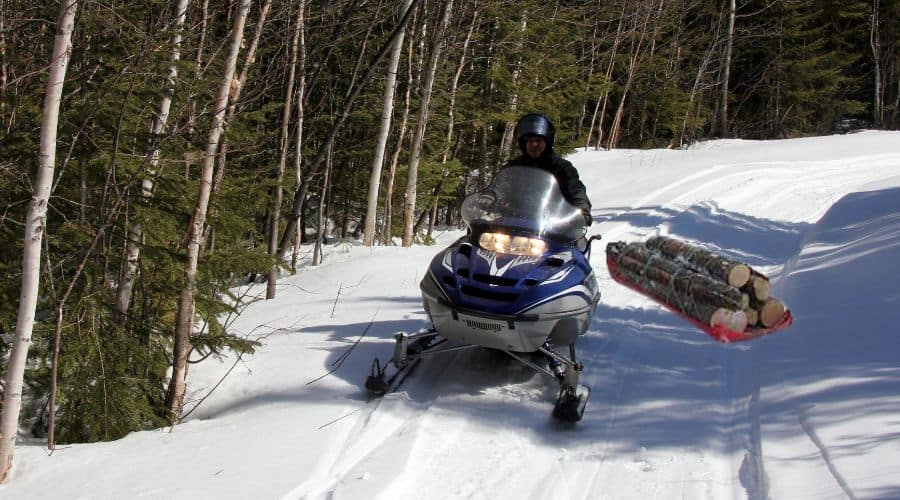 Best Snowmobile For Hauling Wood