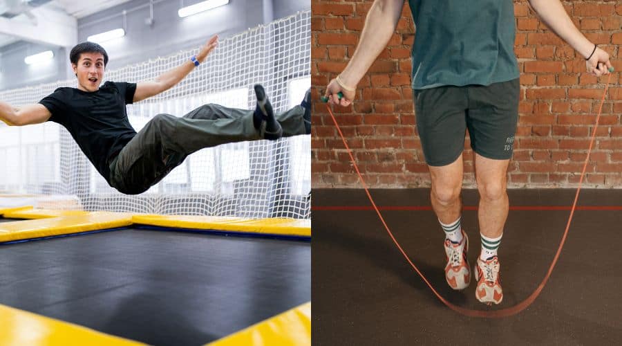 Trampoline vs Jump Rope
